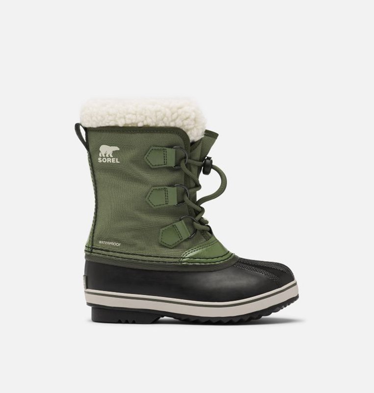 Botas Nieve Sorel Niños - Youth Yoot Pac™ Nylon Verde/Negras - 91487-VXKY